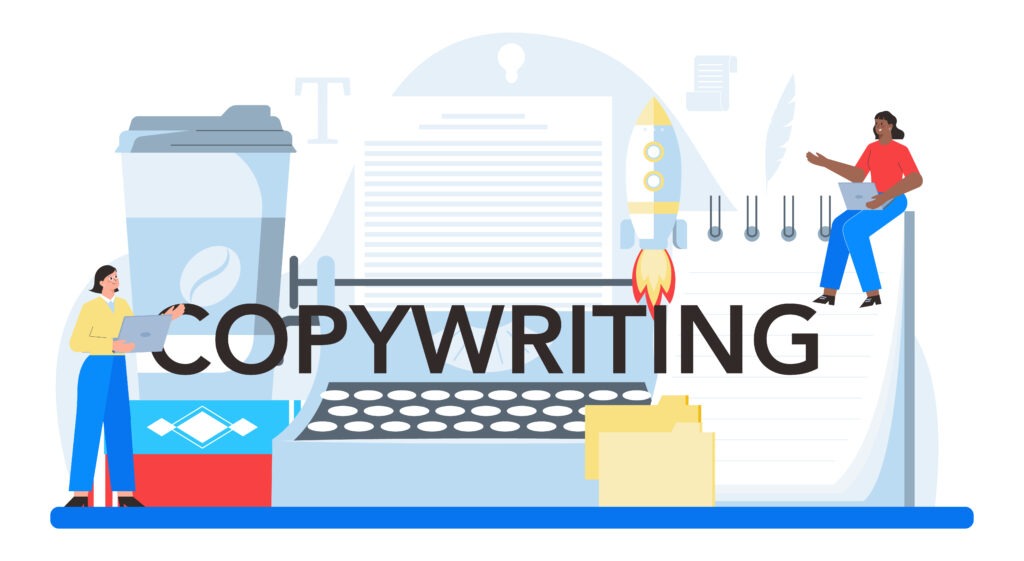 A copywriting business graphic