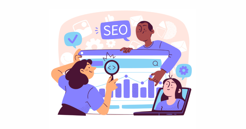 graphic of SEO services